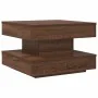 Mesa de centro giratoria 360 grados roble marrón 50x50x34,5 cm by , Coffee table - Ref: Foro24-858476, Price: 61,56 €, Discou...