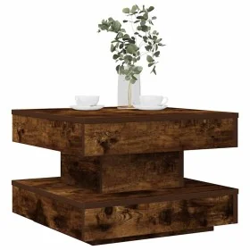 Mesa de centro giratoria 360 grados roble ahumado 50x50x34,5 cm von , Couchtisch - Ref: Foro24-858474, Preis: 60,51 €, Rabatt: %