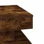 Mesa de centro giratoria 360 grados roble ahumado 50x50x34,5 cm de , Mesas de centro - Ref: Foro24-858474, Precio: 60,42 €, D...