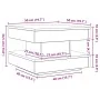 Mesa de centro giratoria 360 grados roble ahumado 50x50x34,5 cm de , Mesas de centro - Ref: Foro24-858474, Precio: 60,42 €, D...