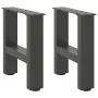 Patas de mesa de centro antracita 2uds acero 30x(30-31) cm by , Table legs - Ref: Foro24-4013254, Price: 47,46 €, Discount: %