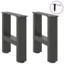 Patas de mesa de centro antracita 2uds acero 30x(30-31) cm by , Table legs - Ref: Foro24-4013254, Price: 47,46 €, Discount: %