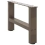 Patas para mesa de centro de acero natural 2 uds 50x(30-31) cm de , Patas para mesas - Ref: Foro24-4013263, Precio: 59,94 €, ...