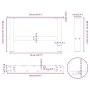 Patas para mesa de centro de acero natural 2 uds 50x(30-31) cm de , Patas para mesas - Ref: Foro24-4013263, Precio: 59,94 €, ...