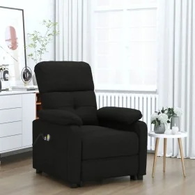 Sillón de masaje elevable tela negro de , Sillones de masaje eléctricos - Ref: Foro24-3120372, Precio: 291,99 €, Descuento: %