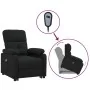 Sillón de masaje elevable tela negro de , Sillones de masaje eléctricos - Ref: Foro24-3120372, Precio: 291,99 €, Descuento: %