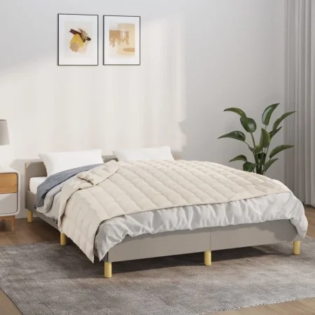 Manta con peso tela color crema claro 152x203 cm 7 kg by , Blankets - Ref: Foro24-3154819, Price: 73,81 €, Discount: %