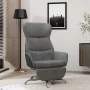 Sillón de relax con reposapiés tela gris oscuro by , Armchairs - Ref: Foro24-3097466, Price: 118,13 €, Discount: %