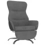 Sillón de relax con reposapiés tela gris oscuro by , Armchairs - Ref: Foro24-3097466, Price: 118,13 €, Discount: %