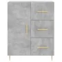 Aparador alto madera contrachapada gris hormigón 69,5x34x180 cm de , Aparadores - Ref: Foro24-3189433, Precio: 140,02 €, Desc...