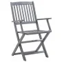 Sillas de jardín plegables 6 uds cojines madera maciza acacia by , Garden chairs - Ref: Foro24-3065431, Price: 295,45 €, Disc...