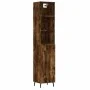 Aparador de madera contrachapada roble ahumado 34,5x34x180 cm von , Sideboards - Ref: Foro24-3189658, Preis: 106,90 €, Rabatt: %