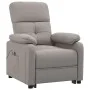 Sillón elevable tela gris taupe de , Sillones - Ref: Foro24-3120366, Precio: 274,82 €, Descuento: %