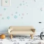 Sofá para niños de tela crema 70x40x24 cm by , Baby and Toddler Furniture - Ref: Foro24-3196343, Price: 71,38 €, Discount: %