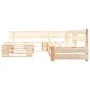 Muebles de palets de jardín con cojines arena 4 piezas madera von , Gartensets - Ref: Foro24-277487, Preis: 396,87 €, Rabatt: %