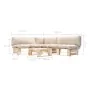 Muebles de palets de jardín con cojines arena 4 piezas madera von , Gartensets - Ref: Foro24-277487, Preis: 396,87 €, Rabatt: %