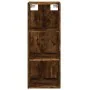 Aparador de madera contrachapada roble ahumado 34,5x34x180 cm de , Aparadores - Ref: Foro24-3189890, Precio: 83,11 €, Descuen...