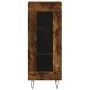 Aparador de madera contrachapada roble ahumado 34,5x34x180 cm de , Aparadores - Ref: Foro24-3189890, Precio: 83,11 €, Descuen...