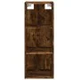 Aparador de madera contrachapada roble ahumado 34,5x34x180 cm by , Sideboards - Ref: Foro24-3189714, Price: 106,50 €, Discoun...