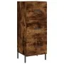 Aparador de madera contrachapada roble ahumado 34,5x34x180 cm by , Sideboards - Ref: Foro24-3189714, Price: 106,50 €, Discoun...