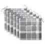 Sillas de jardín 6 unidades con cojines madera maciza de teca by , Garden chairs - Ref: Foro24-3073129, Price: 666,21 €, Disc...