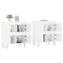 Aparadores 2 uds madera contrachapada blanco brillo von , Sideboards - Ref: Foro24-3190175, Preis: 144,84 €, Rabatt: %