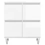 Aparadores 2 uds madera contrachapada blanco brillo von , Sideboards - Ref: Foro24-3190175, Preis: 144,84 €, Rabatt: %