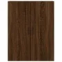 Aparador alto madera contrachapada marrón roble 69,5x34x180 cm by , Sideboards - Ref: Foro24-3195922, Price: 160,63 €, Discou...