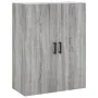 Aparador alto madera contrachapada gris sonoma 69,5x34x180 cm by , Sideboards - Ref: Foro24-3195969, Price: 177,00 €, Discoun...