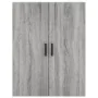 Aparador alto madera contrachapada gris sonoma 69,5x34x180 cm by , Sideboards - Ref: Foro24-3195969, Price: 177,00 €, Discoun...