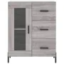 Aparador alto madera contrachapada gris sonoma 69,5x34x180 cm by , Sideboards - Ref: Foro24-3195969, Price: 177,00 €, Discoun...