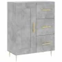 Aparador alto madera contrachapada gris hormigón 69,5x34x180 cm de , Aparadores - Ref: Foro24-3196007, Precio: 163,13 €, Desc...