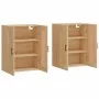 Armarios de pared 2 uds madera de ingeniería roble Sonoma de , Aparadores - Ref: Foro24-3198028, Precio: 143,31 €, Descuento: %