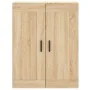 Armarios de pared 2 uds madera de ingeniería roble Sonoma de , Aparadores - Ref: Foro24-3198028, Precio: 143,31 €, Descuento: %
