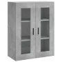 Aparador alto madera contrachapada gris hormigón 69,5x34x180 cm de , Aparadores - Ref: Foro24-3198421, Precio: 167,77 €, Desc...