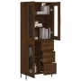 Aparador alto madera contrachapada marrón roble 69,5x34x180 cm by , Sideboards - Ref: Foro24-3198608, Price: 203,58 €, Discou...