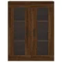 Aparador alto madera contrachapada marrón roble 69,5x34x180 cm by , Sideboards - Ref: Foro24-3198608, Price: 203,58 €, Discou...
