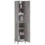 Aparador alto madera contrachapada gris Sonoma 34,5x34x180 cm de , Aparadores - Ref: Foro24-3198799, Precio: 107,46 €, Descue...