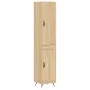 Aparador de madera contrachapada roble Sonoma 34,5x34x180 cm by , Sideboards - Ref: Foro24-3199084, Price: 108,14 €, Discount: %