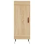 Aparador de madera contrachapada roble Sonoma 34,5x34x180 cm by , Sideboards - Ref: Foro24-3199084, Price: 108,14 €, Discount: %
