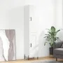 Aparador alto madera contrachapada blanco brillo 34,5x34x180 cm de , Aparadores - Ref: Foro24-3199115, Precio: 113,39 €, Desc...
