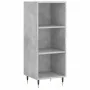 Aparador de madera contrachapada gris hormigón 34,5x34x180 cm de , Aparadores - Ref: Foro24-3199349, Precio: 87,88 €, Descuen...