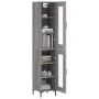 Aparador alto madera contrachapada gris Sonoma 34,5x34x180 cm von , Sideboards - Ref: Foro24-3199431, Preis: 108,13 €, Rabatt: %