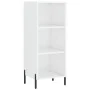 Aparador alto madera contrachapada blanco brillo 34,5x34x180 cm von , Sideboards - Ref: Foro24-3198987, Preis: 99,96 €, Rabat...