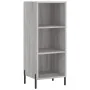 Aparador alto madera contrachapada gris Sonoma 34,5x34x180 cm by , Sideboards - Ref: Foro24-3198991, Price: 95,00 €, Discount: %
