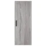 Aparador alto madera contrachapada gris Sonoma 34,5x34x180 cm by , Sideboards - Ref: Foro24-3198991, Price: 95,00 €, Discount: %