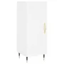 Aparador alto madera contrachapada blanco 34,5x34x180 cm de , Aparadores - Ref: Foro24-3199473, Precio: 99,93 €, Descuento: %