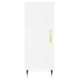 Aparador alto madera contrachapada blanco 34,5x34x180 cm de , Aparadores - Ref: Foro24-3199473, Precio: 99,93 €, Descuento: %