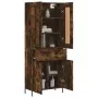 Aparador alto madera contrachapada roble ahumado 69,5x34x180 cm by , Sideboards - Ref: Foro24-3199886, Price: 160,10 €, Disco...