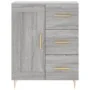 Aparador alto madera contrachapada gris sonoma 69,5x34x180 cm de , Aparadores - Ref: Foro24-3198655, Precio: 177,47 €, Descue...